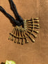 Black Tribal Tikon Long Dhokra Necklace